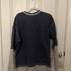Wrangler Navy and Gray Vinatage Deadstock Crewneck